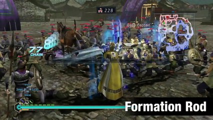 Dynasty Warriors 8 Empires - Formation Rod Weapon Trailer