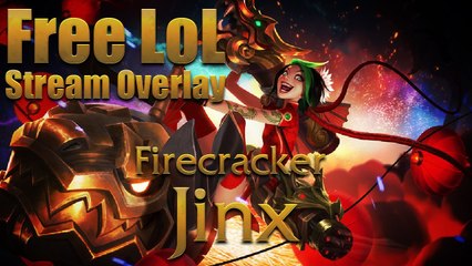 Free Firecracker Jinx Stream Overlay