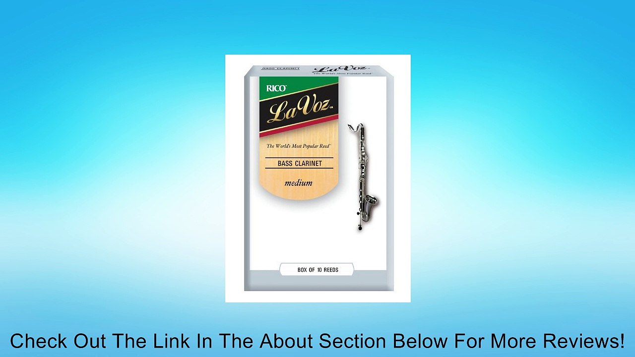 La Voz Bass Clarinet Reeds, Strength Medium, 10-pack Review