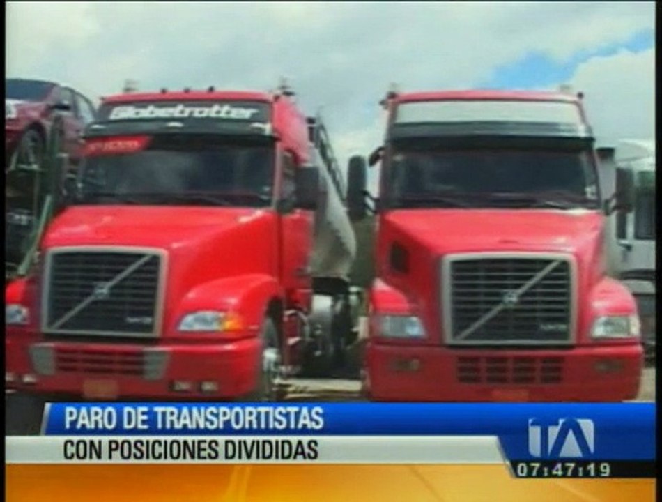 Paro de transportistas en Colombia genera posiciones divididas