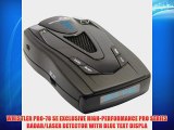 WHISTLER PRO-78 SE EXCLUSIVE HIGH-PERFORMANCE PRO SERIES RADAR/LASER DETECTOR WITH BLUE TEXT