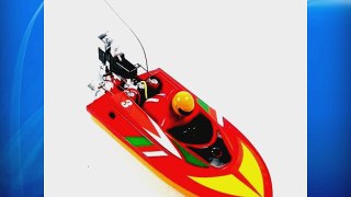 radiocommand? RC mini micro bateau de courses R / C speedboat -Rouge