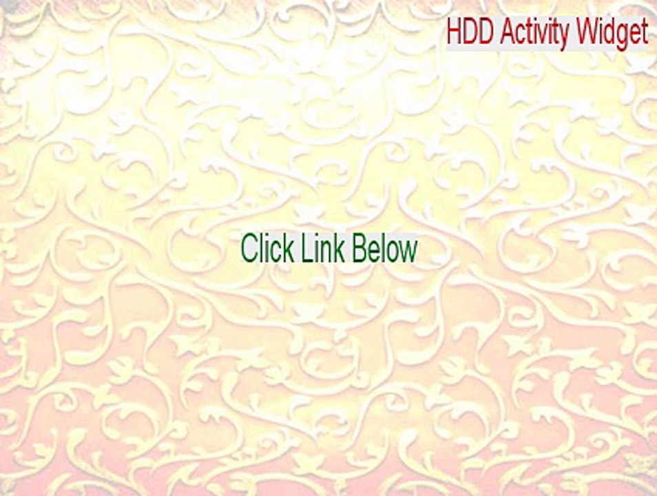 HDD Activity Widget Cracked - HDD Activity Widgethdd activity widget