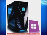 VIBOX Orion 35 - 4.0GHz AMD Quad Core Desktop Gamer Gaming PC Ordinateur de Bureau avec Windows