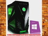 VIBOX Orion 53 - 4.0GHz AMD Quad Core Desktop Gamer Gaming PC Ordinateur de Bureau avec Windows