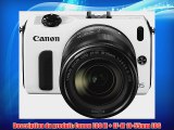 Canon EOS M Kit Compact hybride Blanc   Objectif EF-M 18-55 mm f/3.5-5.6 IS STM   Speedlite