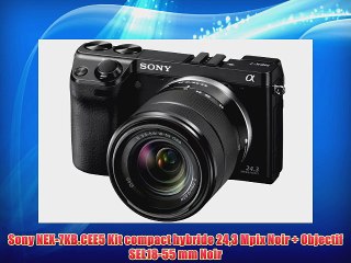 Sony NEX-7KB.CEE5 Kit compact hybride 243 Mpix Noir   Objectif SEL18-55 mm Noir