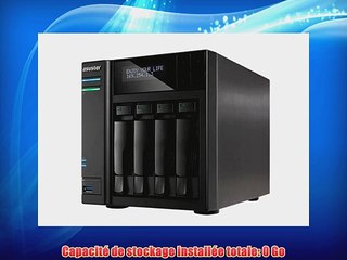 Asustor - AS-604T - Serveur NAS - Externe - USB 2.0/USB 3.0 /eSATA/HDMI