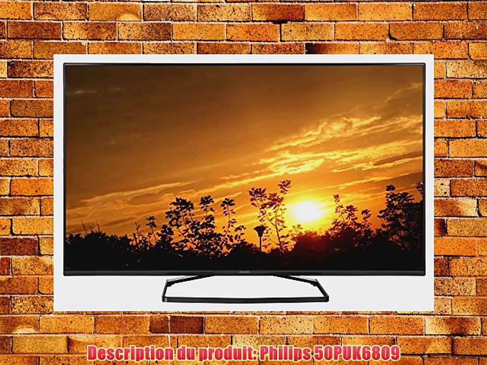 Philips 50PUK6809 TV Ecran LCD 50  (127 cm) 1080 pixels Oui (Mpeg4 HD) 400 Hz