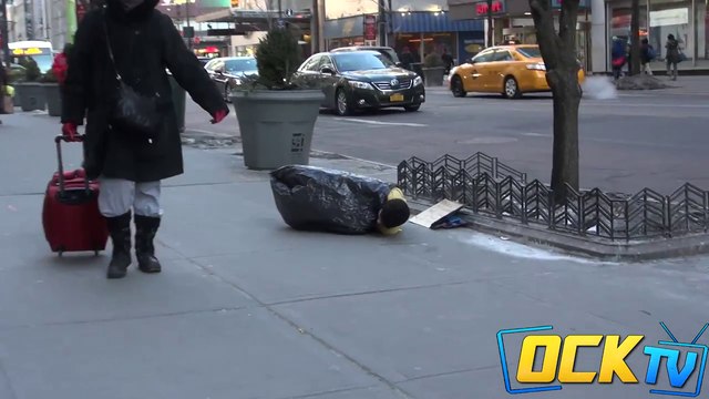 Social Experiment : The Freezing Homeless Child!