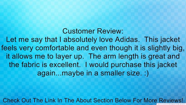 adidas Golf Women's Climalite Rangewear Jacket, Light Grey/Red, X-Small Review