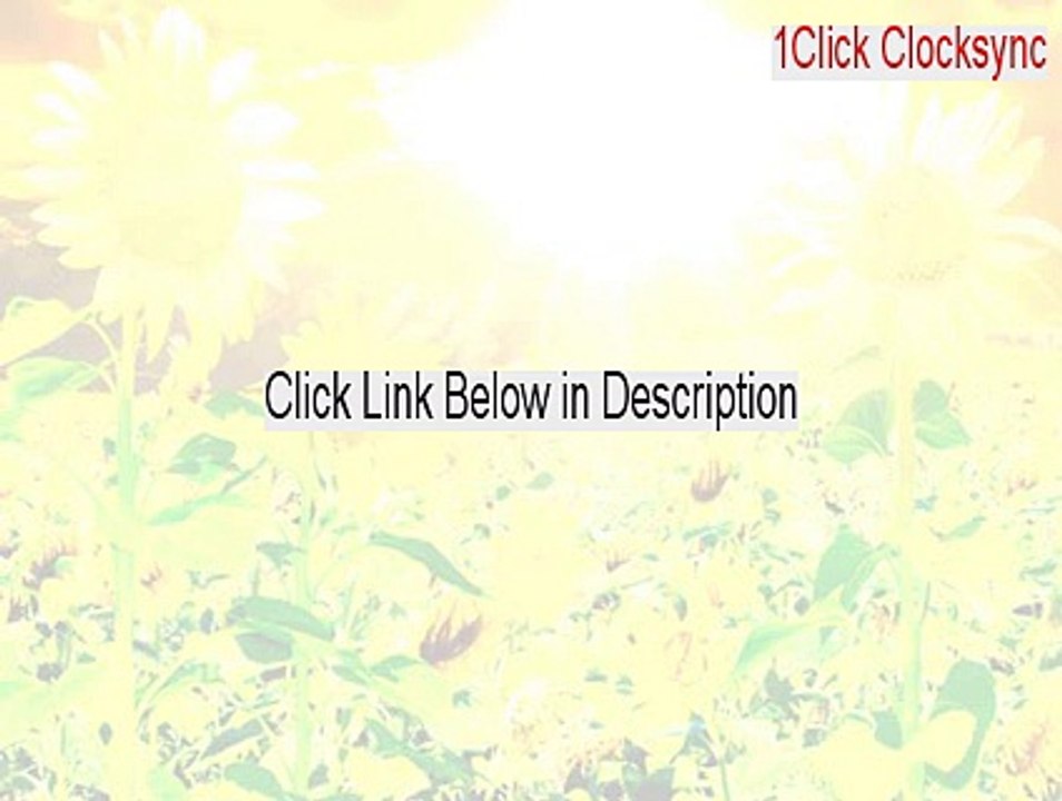 1Click Clocksync Serial [Free Download]