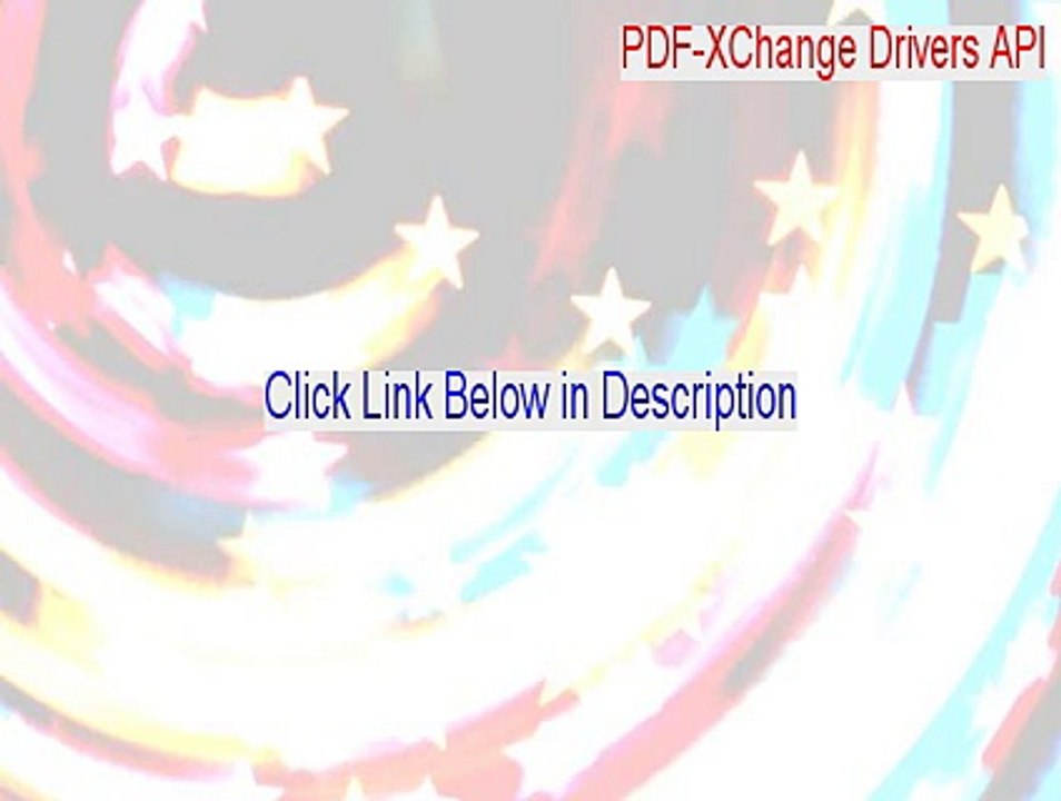 PDF-XChange Drivers API Full - Download Now 2015