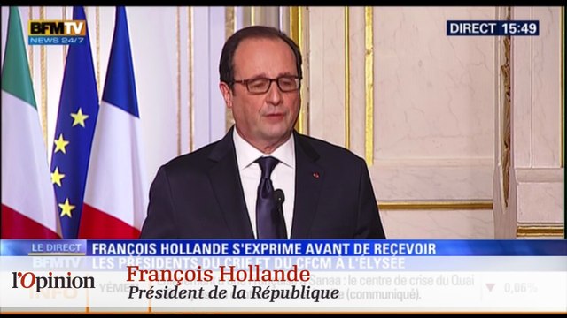 François Hollande dit non aux inutiles polémiques