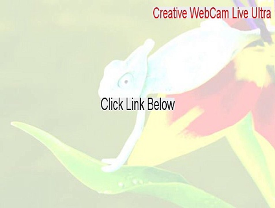 Creative WebCam Live Ultra Serial [Instant Download]
