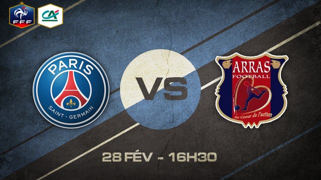 Samedi 28 février à 16h30 - Paris St Germain (B) - Arras Football - CFA A