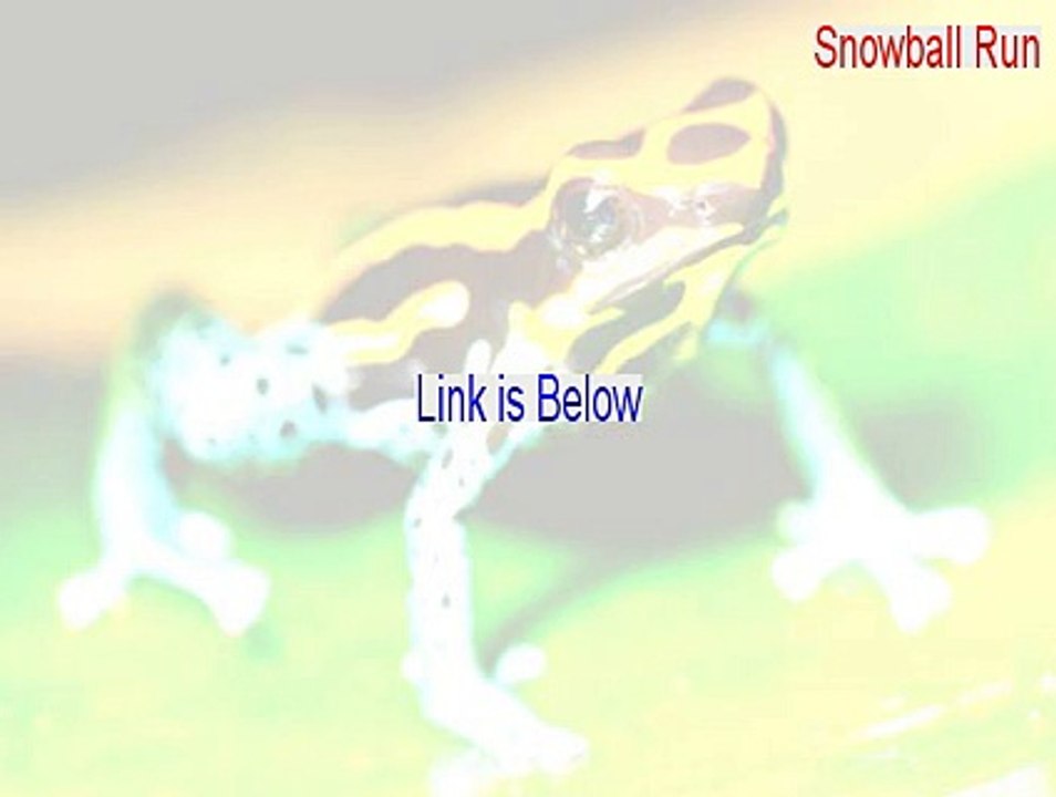 Snowball Run Full (Download Now 2015)