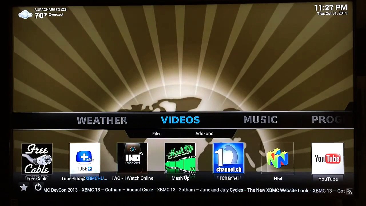 How to add the XUNITY Source to XBMC Gotham & Frodo