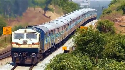 ONE HELL OF A GRADIENT _ Indian Railways EMD Roller Coaster - YouTube