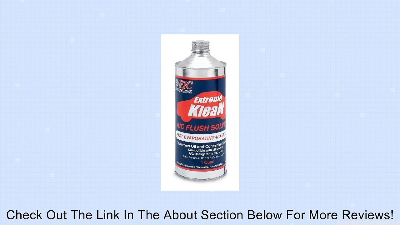 FJC 2400 Extreme Klean A/C Flush-Quart Review