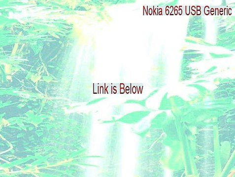 Nokia 6265 USB Generic Key Gen [Free Download 2015]