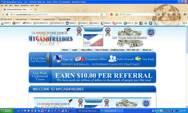 Checking Referral Completions in My Cash Freebies