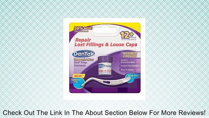 DenTek Temparin Max - Lost Filling & Loose Cap Repair 1 ea Review