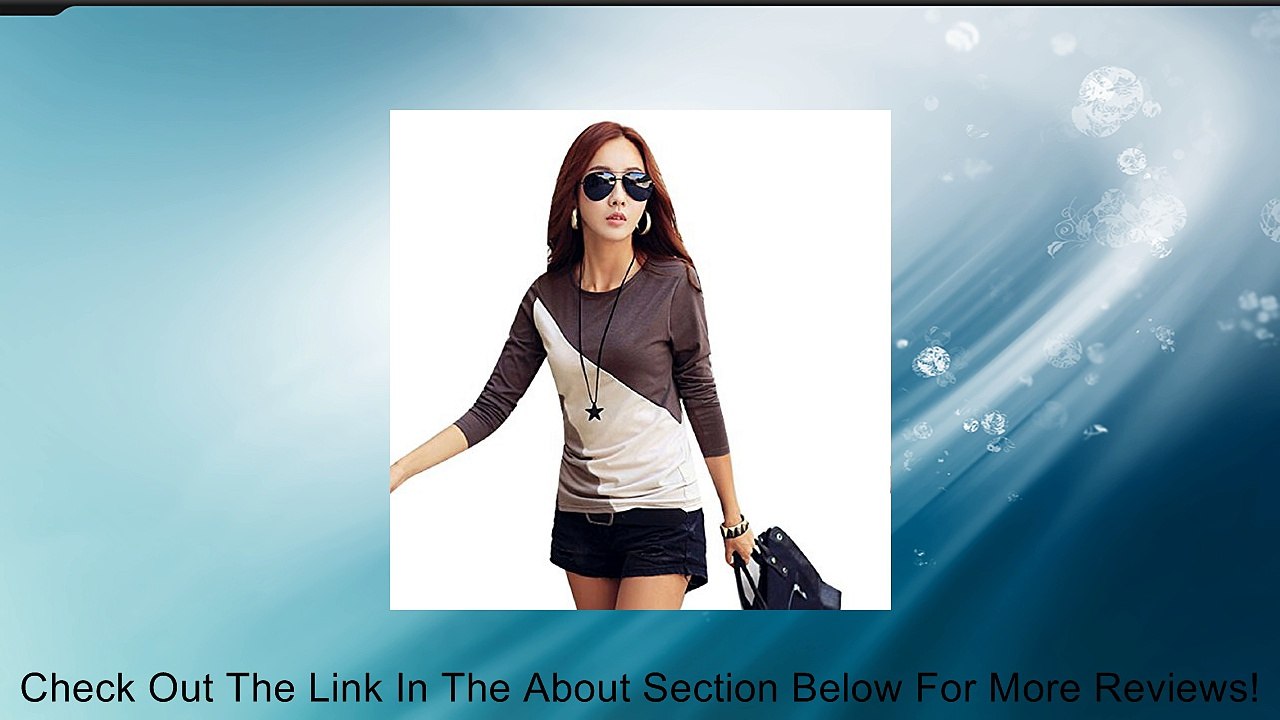 Mokingtop Women Lady Fashion Long Sleeve Crew Neck T-shirt Tops Blouse Tee Review