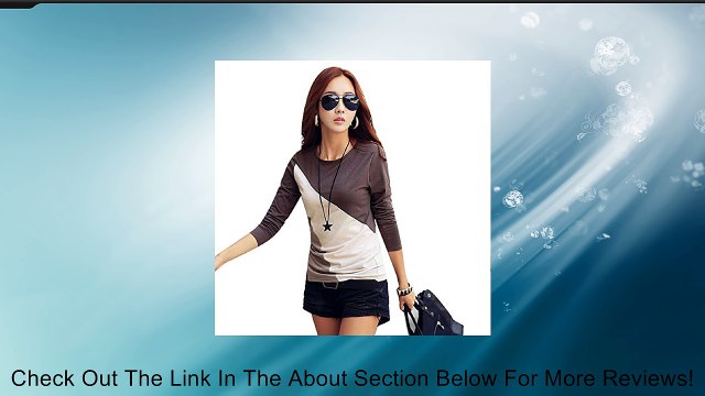 Mokingtop Women Lady Fashion Long Sleeve Crew Neck T-shirt Tops Blouse Tee Review