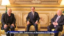Religions: Cukierman et Boubakeur reçus à l'Elysée