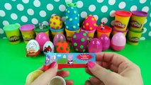 mickey mouse peppa pig huge play doh kinder surprise eggs barbie toys frozen egg