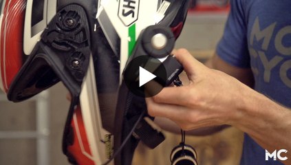 How To Install A Sena Bluetooth 20S Communicator | MC GARAGE VIDEO