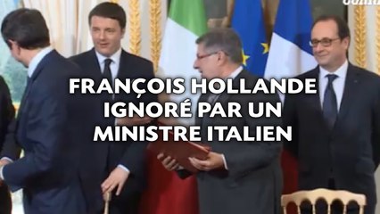 François Hollande ignoré par un ministre italien