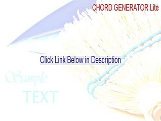 CHORD GENERATOR Lite Full - CHORD GENERATOR Lite (2015)