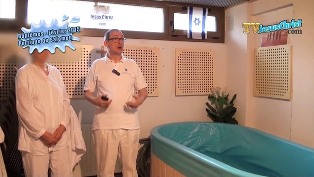 BAPTEMES D'EAU AU PORTIQUE DE SALOMON février 2015 - Pasteur Allan Rich