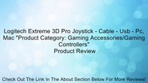 Logitech Extreme 3D Pro Joystick - Cable - Usb - Pc, Mac 