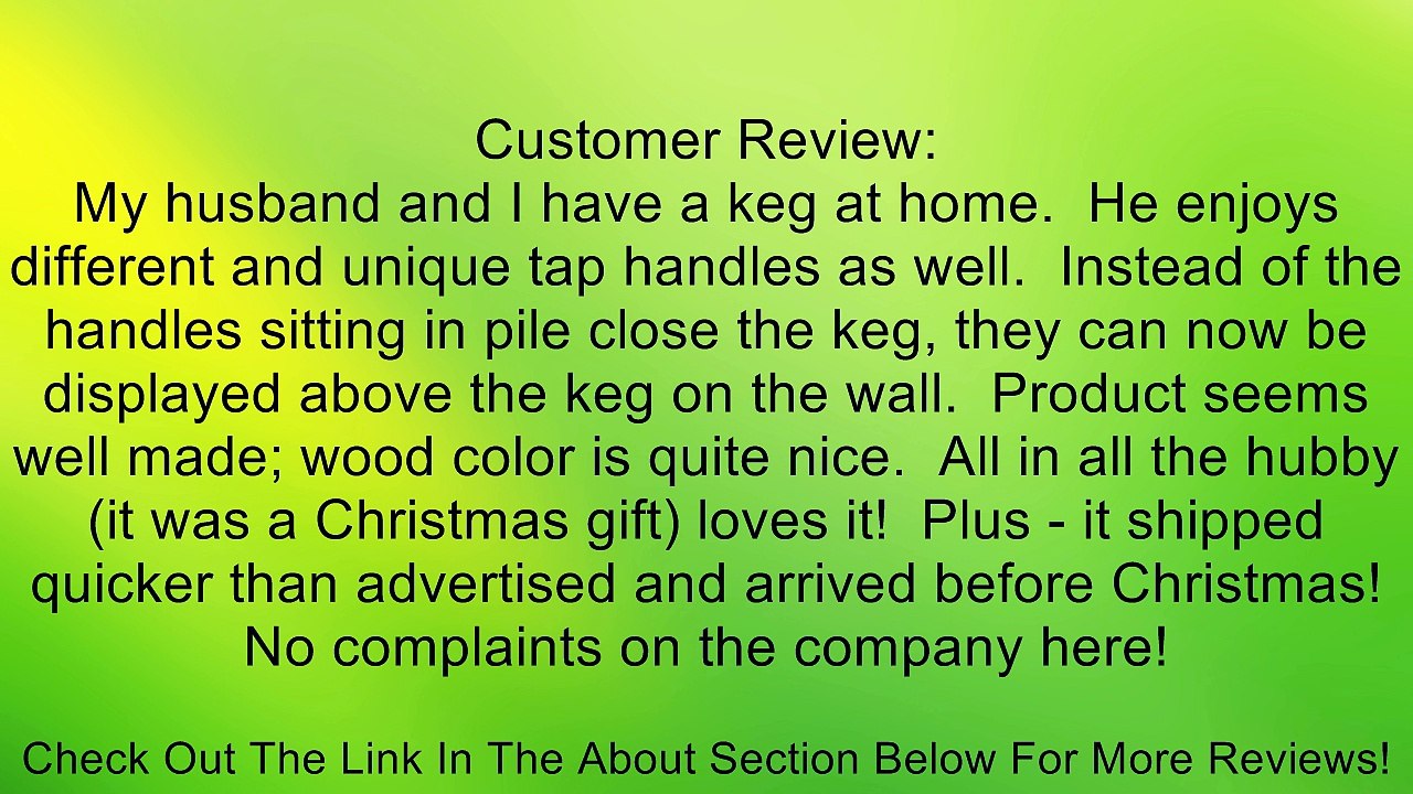 10 Place Wall Hanging Tap Handle Display Review