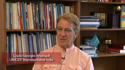 Louis-Georges Arsenault, UNICEF Representative to India on RTE