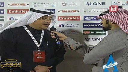 حديث رئيس نادي التعاون محمد القاسم بعد لقاء الريان القطري