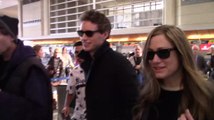 Eddie Redmayne and Other Winners and Nominees Depart LAX