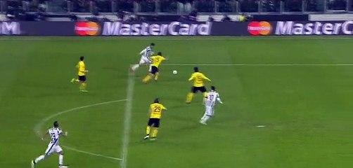 Goal Tevez C. - Juventus 1 - 0 Dortmund -  Champions League - Play Offs - 24/02/2015