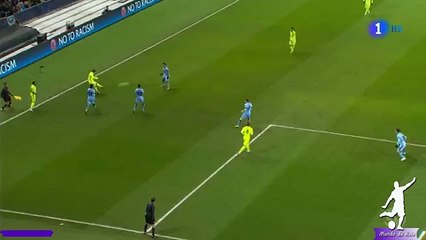 Luiz Suarez Goal ~ Manchester City Vs Barcelona 0-1 ~ Champions League HD [23_02_2015]‬