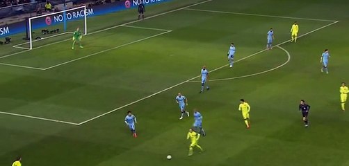 Goal Suarez L. - Manchester City 0 - 1 Barcelona - Champions League - Play Offs - 24/02/2015