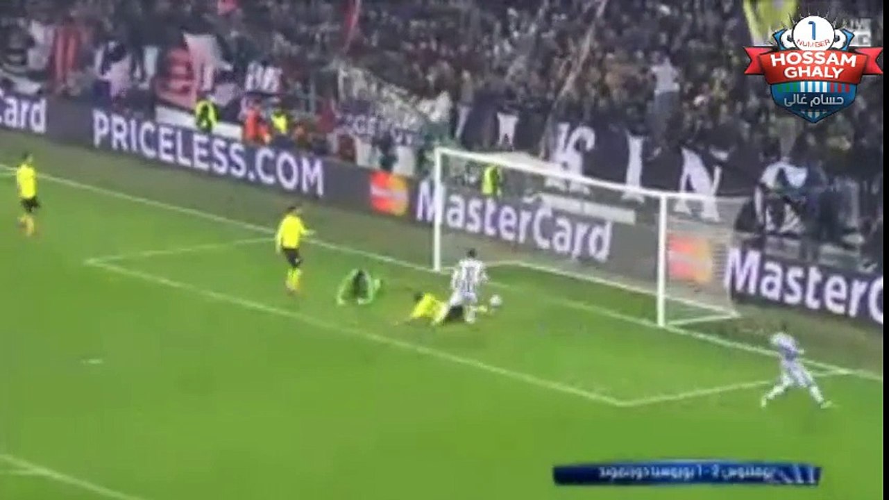 يوفنتوس  × بروسيا دورتموند 1/2 اهداف الشوط الاول