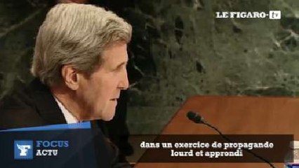 Ukraine : Kerry dénonce «l'exercice de propagande» de la Russie