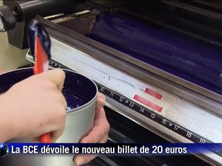 La BCE dévoile le nouveau billet de 20 euros