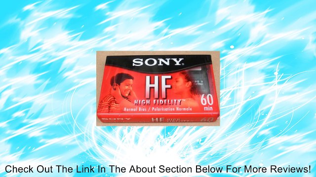 Sony HF High Fidelity Normal Bias 60 min Audio Cassette Tape Review