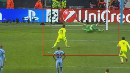 Joe Hart save penalty vs Messi Manchester City 1 : 2 Barcelona 2015