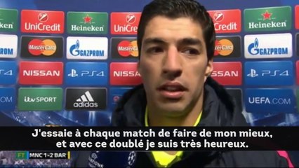 City-Barça : la satisfaction de Luis Suarez