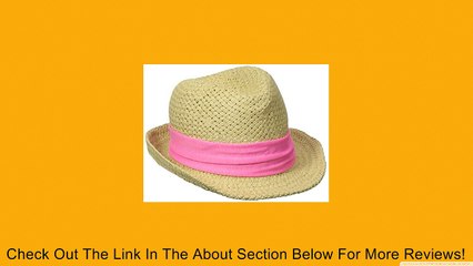 Michael Stars Women's Pop Band Fedora, Pink, One Size Review
